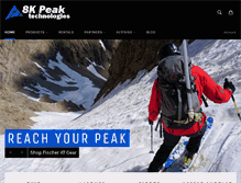 Tablet Screenshot of 8kpeak.com